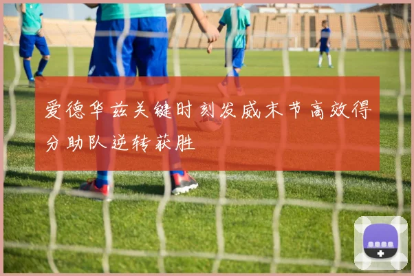 爱德华兹关键时刻发威末节高效得分助队逆转获胜